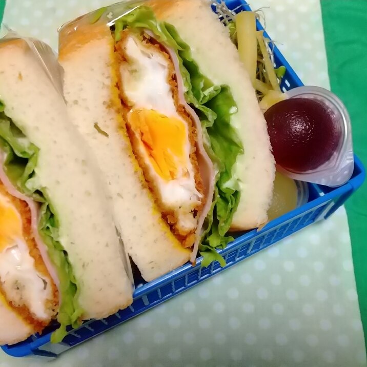 ランチやお弁当におすすめ☆卵フライのサンドイッチ